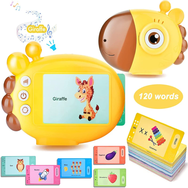 Sight Word Game - Girafa leitor de cartão flash vista