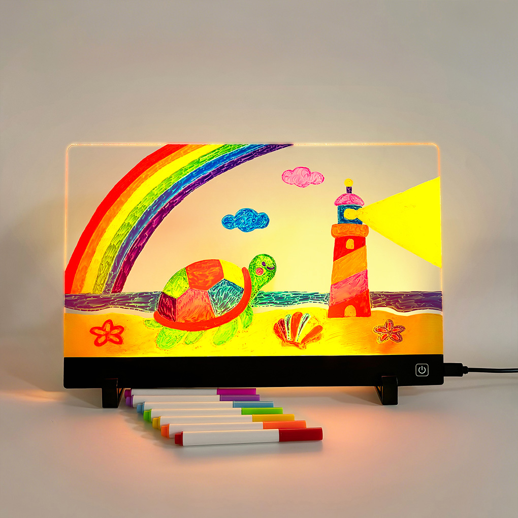 Kids Education Fun - Crianças prancheta reutilizável lcd tablet apagável