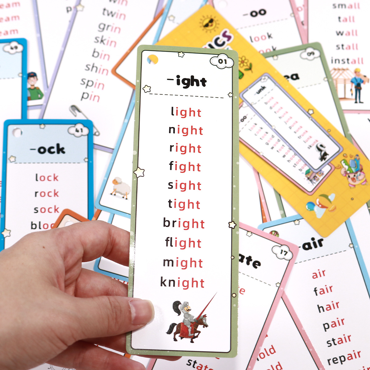 Sight Word Game - 31 folhas cartão flash 600 palavras