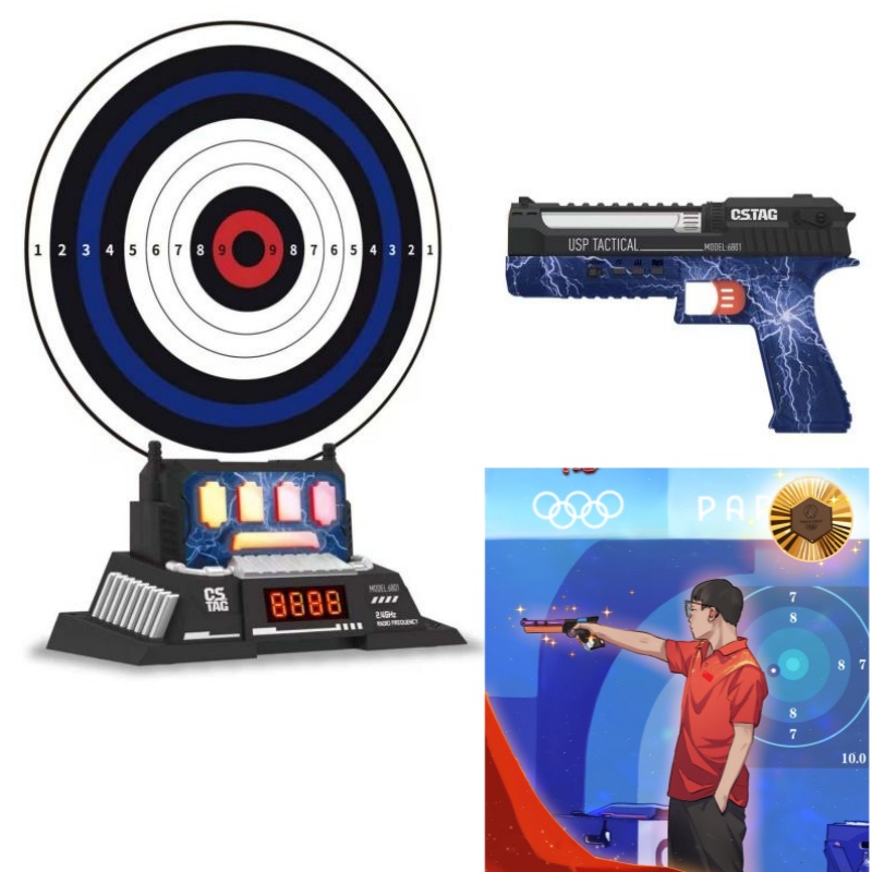Kids Education Gift - CSTAG AI Alvo Tiro Competição Conjunto