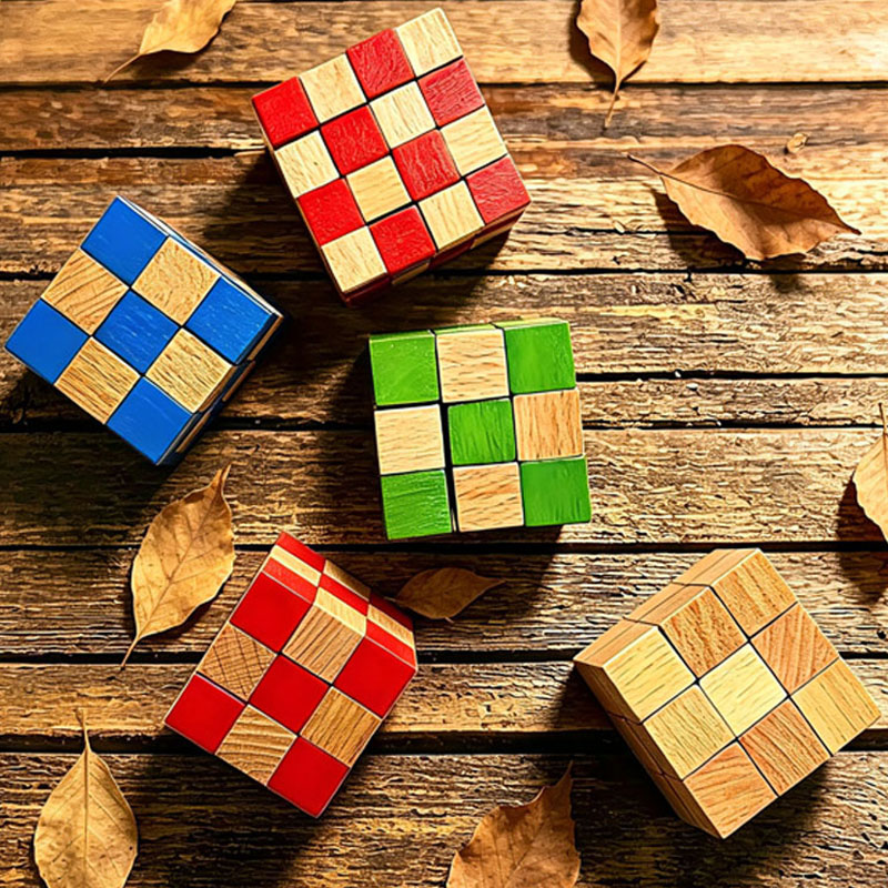 Kids Education Fun - Quebra-Cabeça de Madeira em Forma de