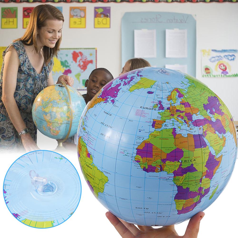 Educational Globe For Kids - 12/16 Polegada inflar globo bola de