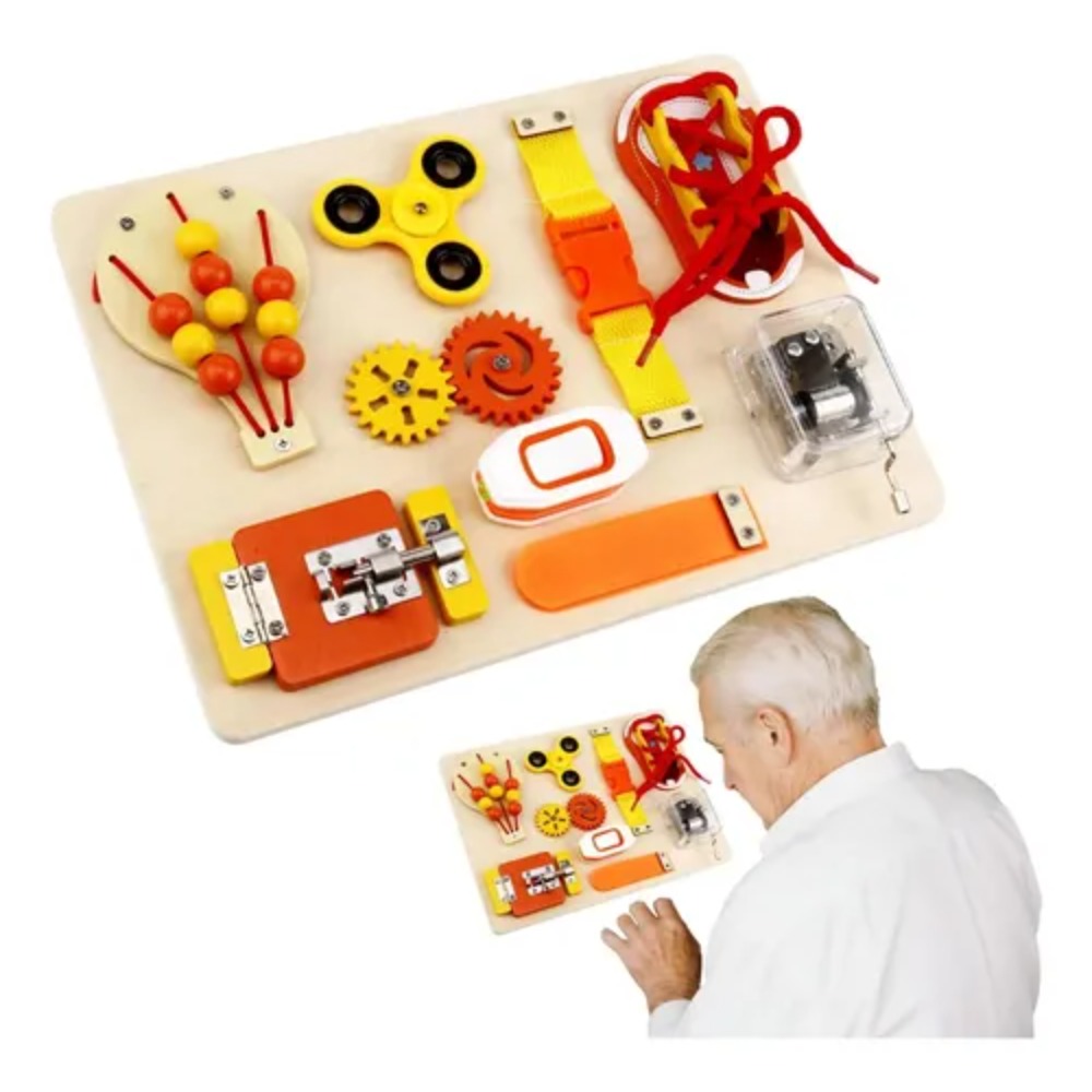 Kids Education Gift - Brinquedo Sensorial Montessori de Madeira para