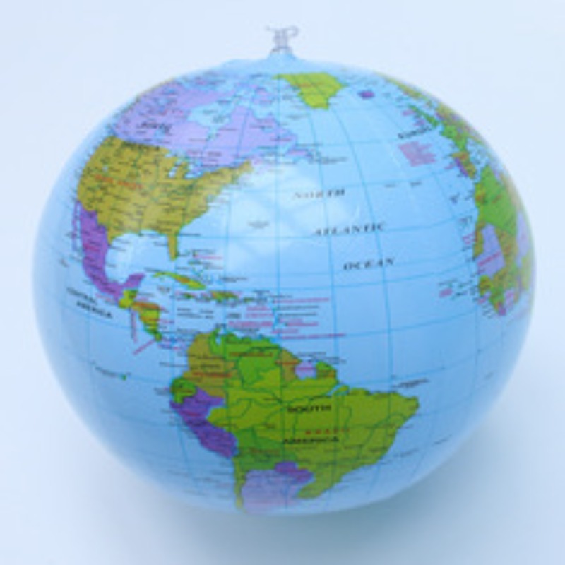 Educational Globe For Kids - Globo Terrestre Inflável de 30cm Fácil