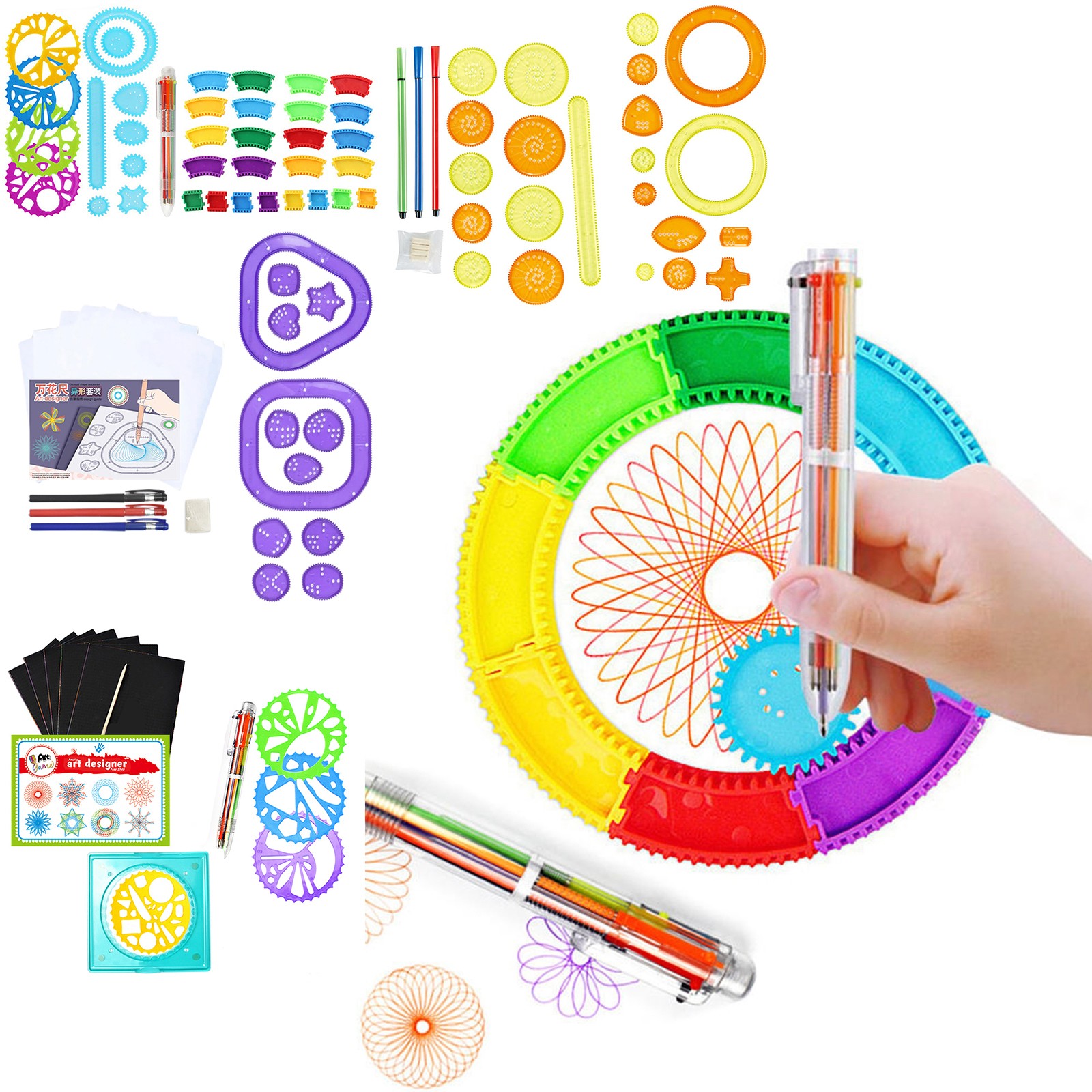 Conjunto de Spirografos Colori - Kids Education Kit avaliação e preço