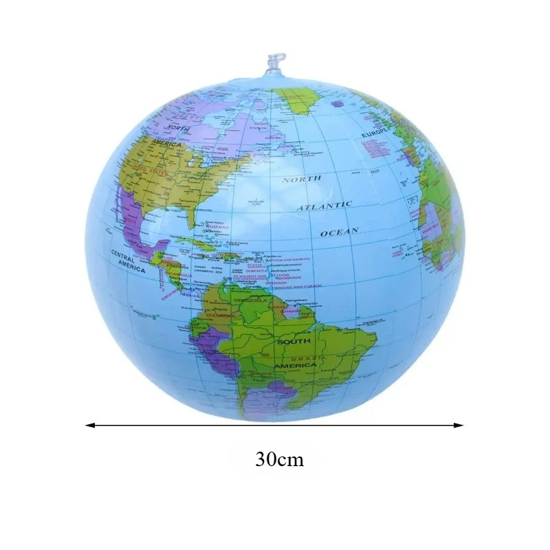 Bola de Praia Inflável de 16 P - Educational Globe For Kids avaliação e preço