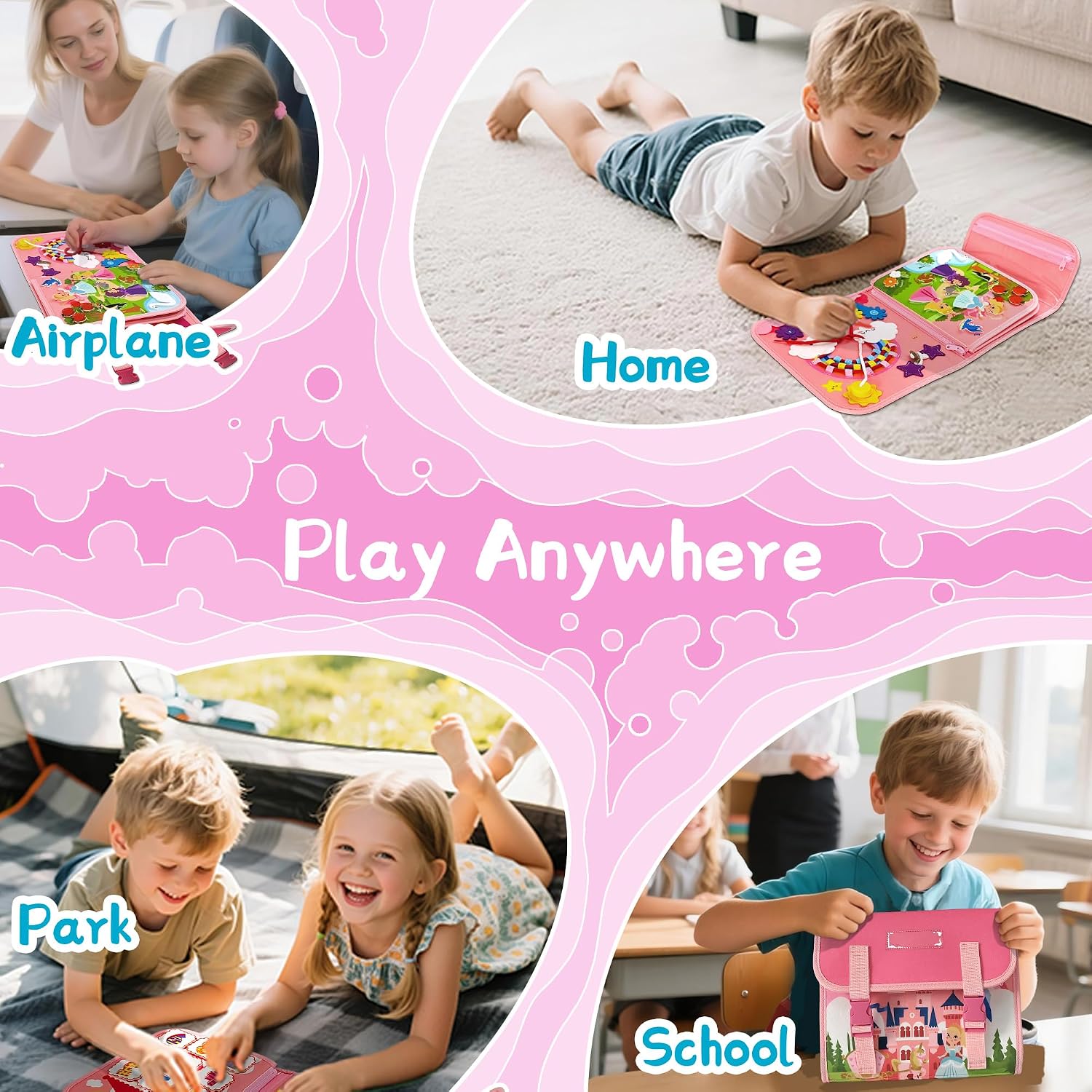Mochila de Atividades Castelo  - Kids Education Fun avaliação e preço