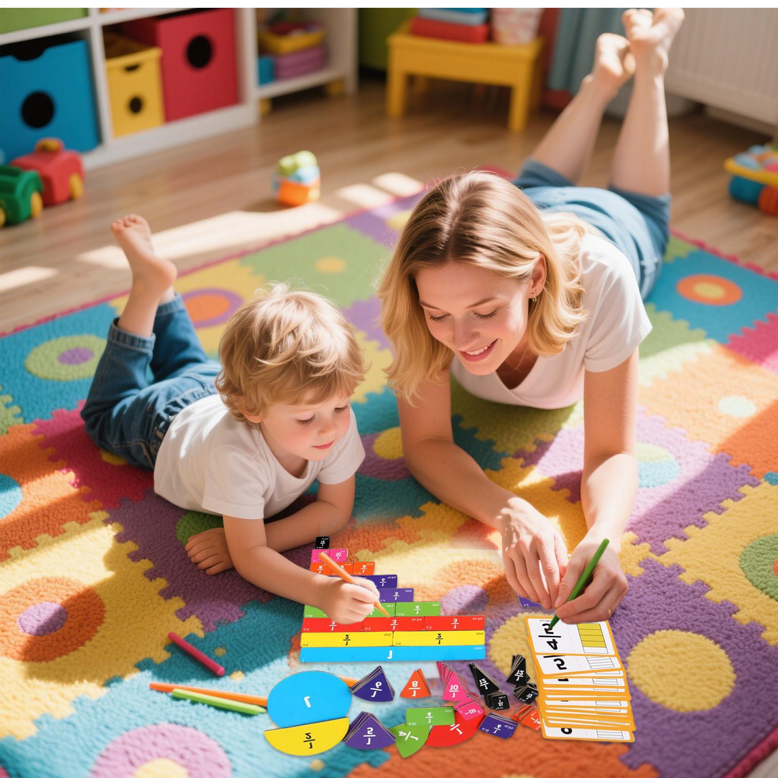 Manipuladores de fração educac - Kids Education Group avaliação e preço