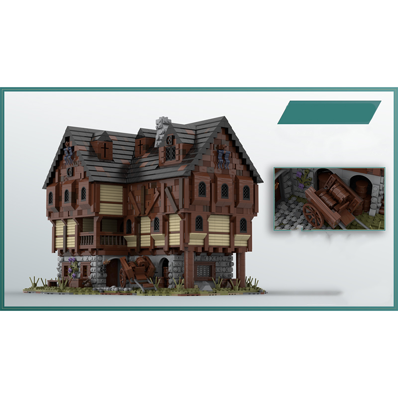 5098 peças MOC Casa Medieval 3 - Kids Education Pdf avaliação e preço