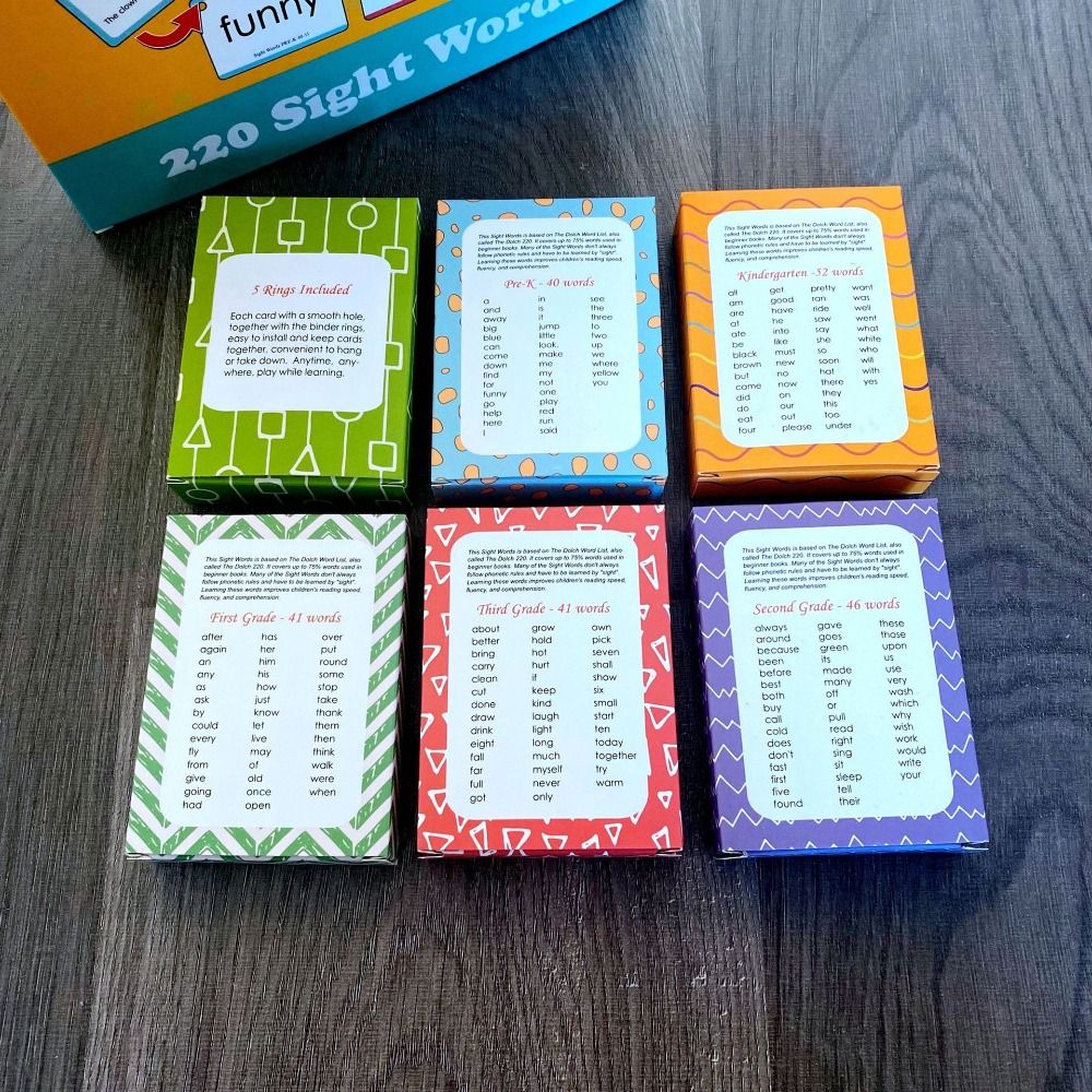 Cartões flash de palavra de vi - Sight Word Game avaliação e preço