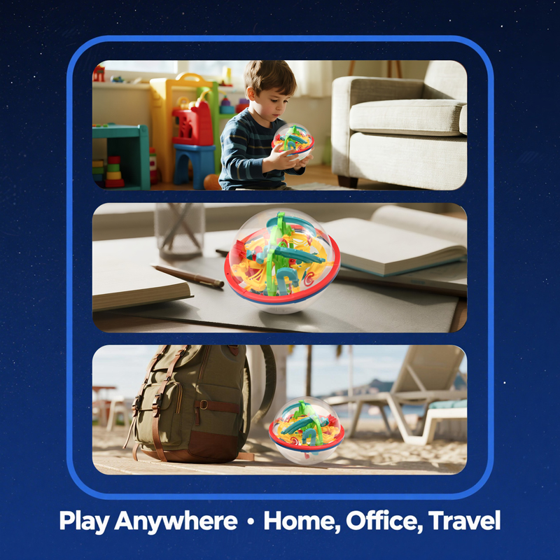 3d bola mágica labirinto céreb - Educational Globe For Kids avaliação e preço
