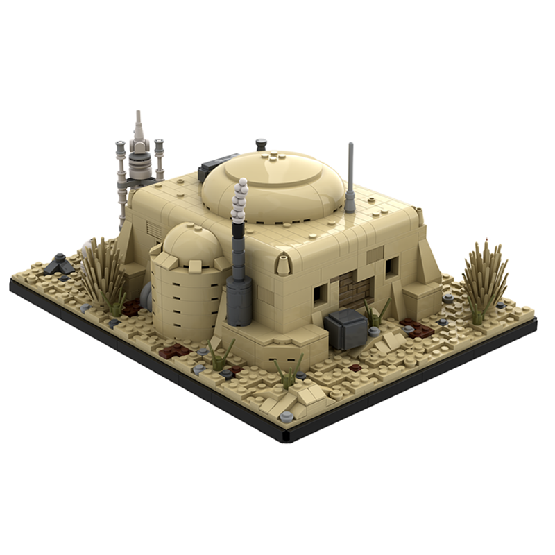 932 peças MOC SW Obi Wan S Hut - Kids Education Pdf avaliação e preço