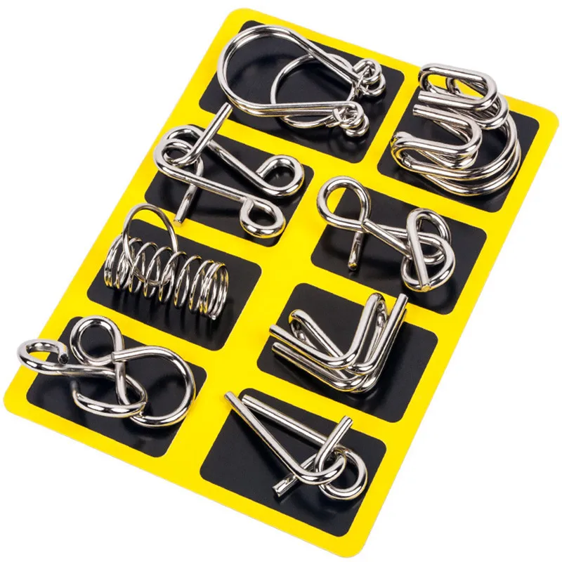 8 pçs/set metal montessori fio - Kids Education Material avaliação e preço