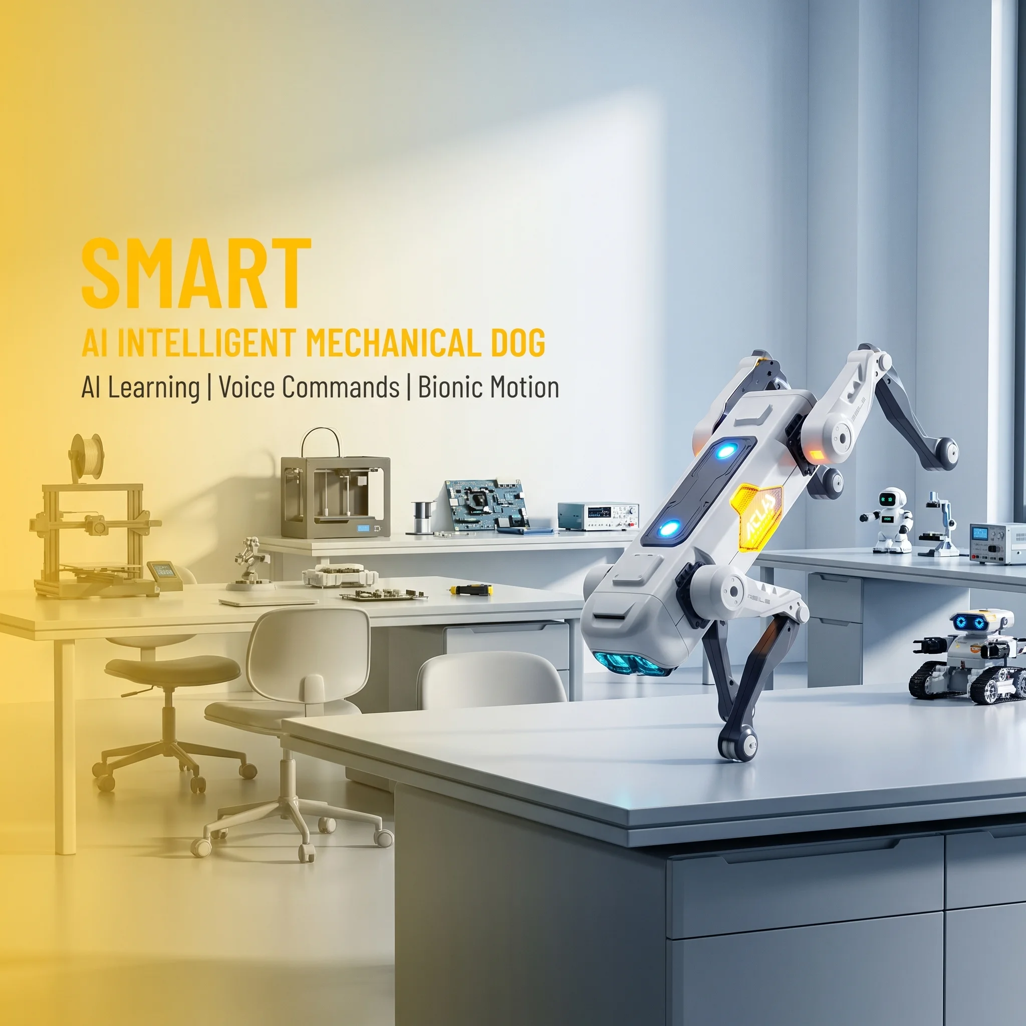 Cão Robô Inteligente com IA, C - Kids Education Gift avaliação e preço