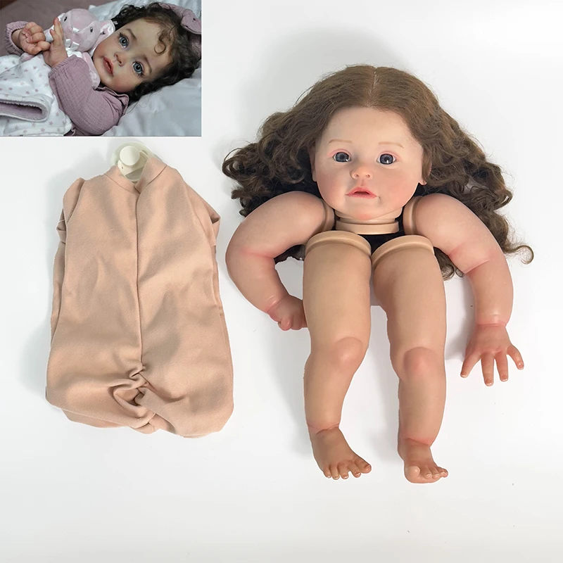 Boneca reborn acabada de 24 '' - Kids Education Kit avaliação e preço