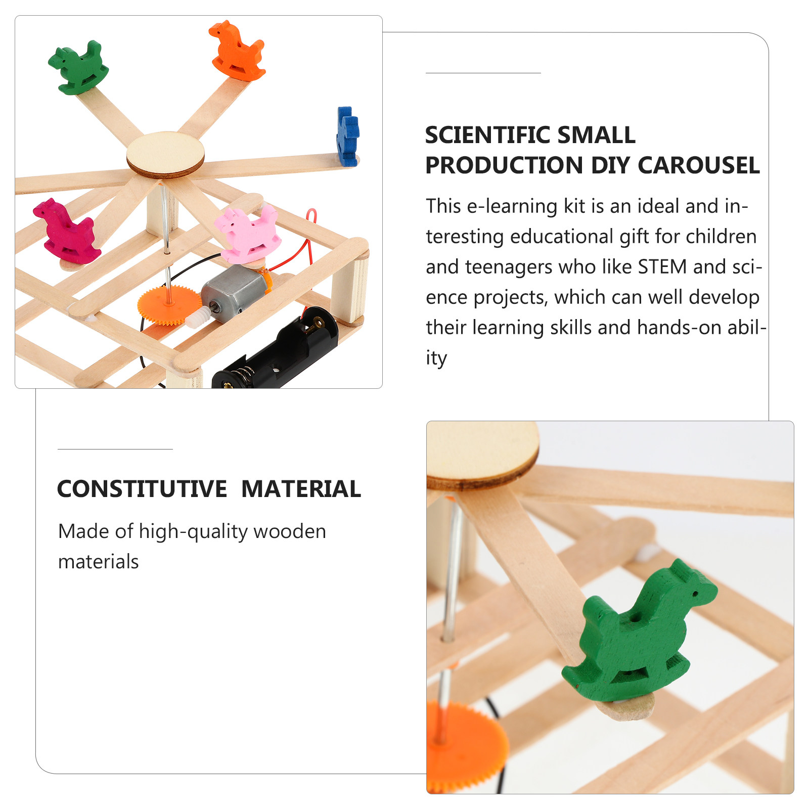1 Conjunto de Kits de Montagem - Kids Education Material avaliação e preço